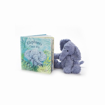 Jellycat Elefantes Can't Fly and Fuddlewuddle Elefante Medium | NZEM-82906